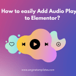 How to easily Add Audio Player to Elementor