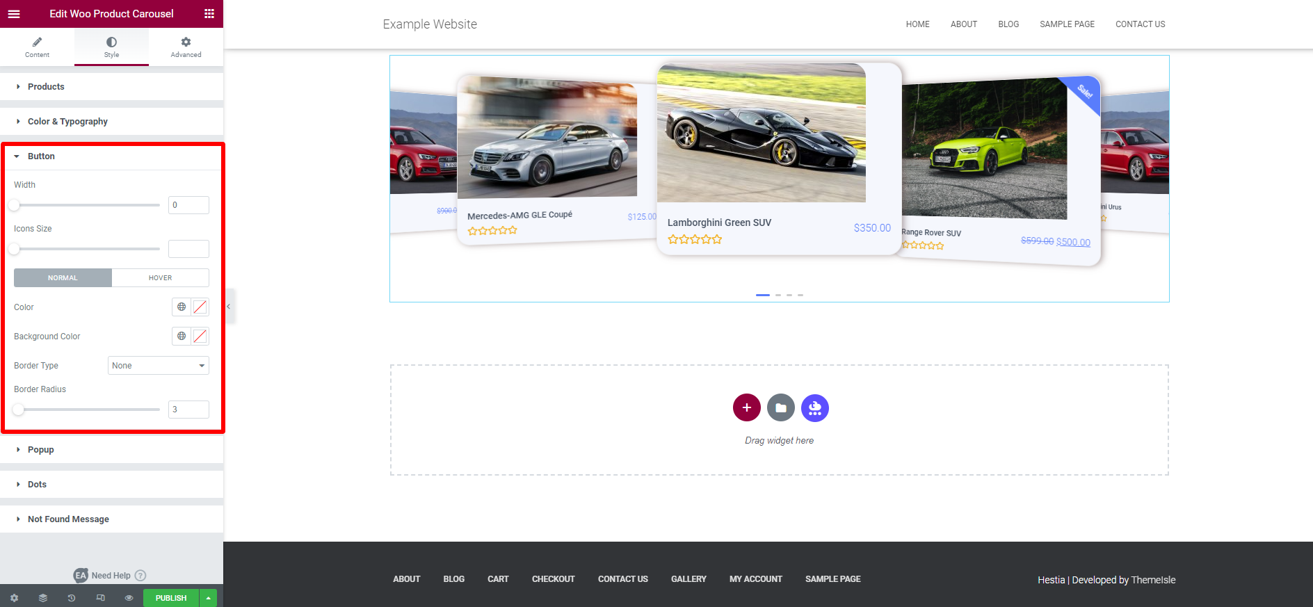 Create Elementor Product Carousel 9