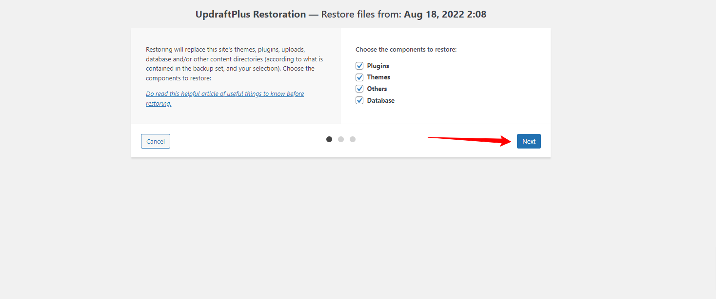 Restore Wordpress Deleted Pages 7 1