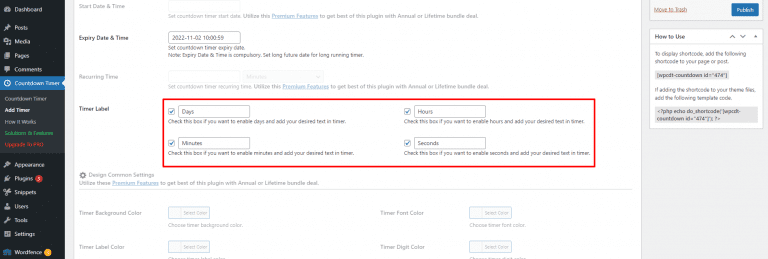 How to Add a Countdown Timer Widget in WordPress with free plugins ...