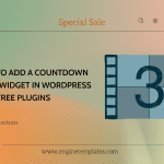 How to Add a Countdown Timer Widget in WordPress with free plugins