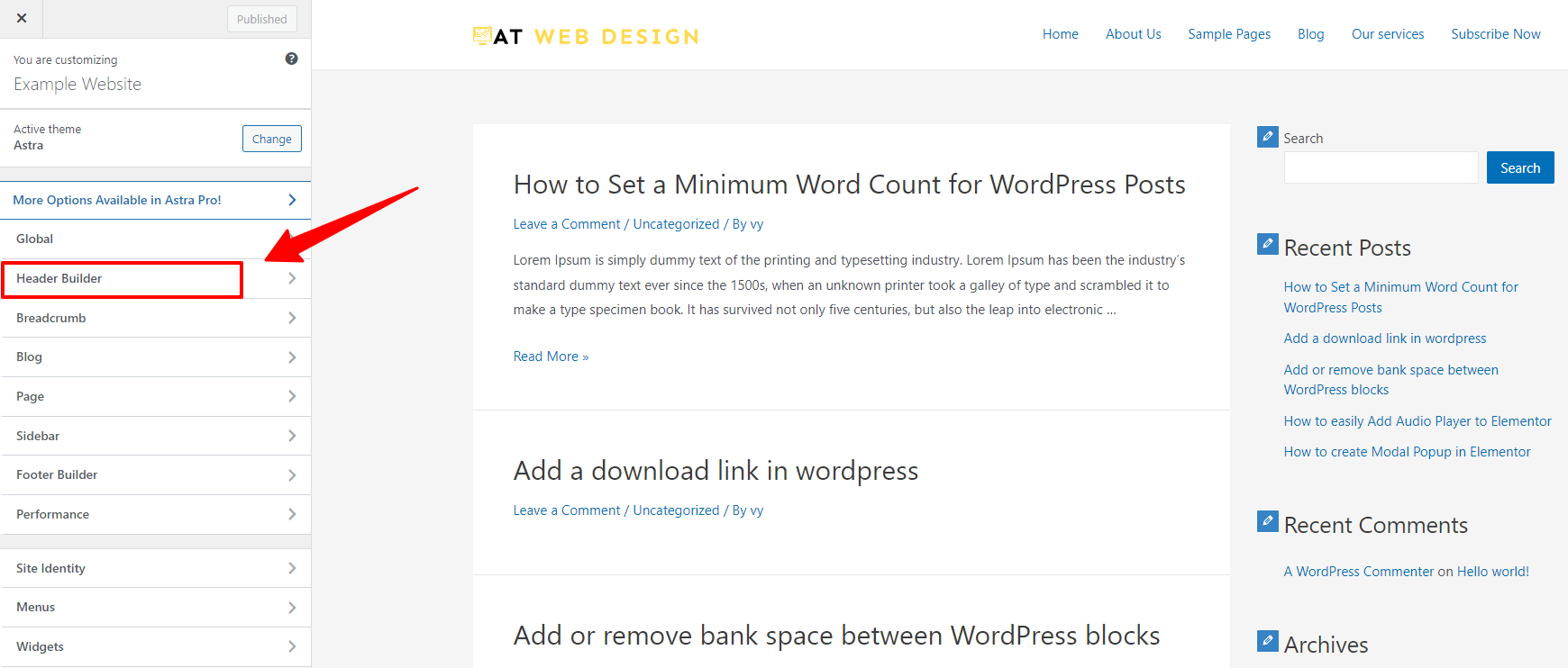 Change Your Logo Size In Wordpress 1