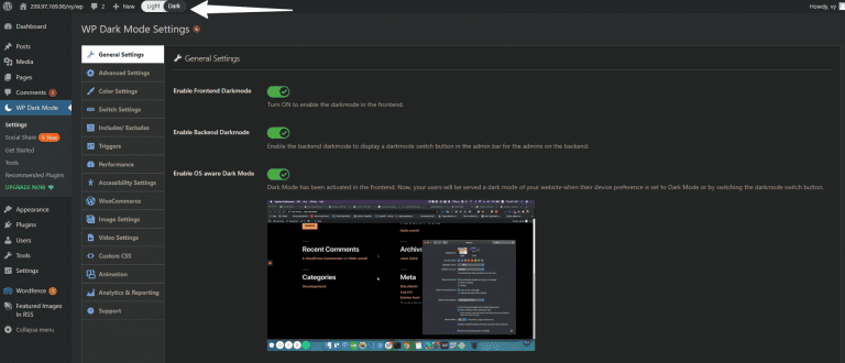 How to Add Dark Mode to Your WordPress site - Engine Templates