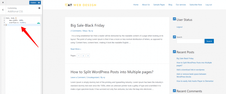 How to Disable Overflow in WordPress with 2 simple ways - Engine Templates