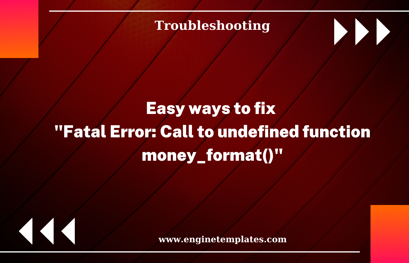 call to undefined function money_format()