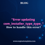 How to fix "Error updating com_installer_type_type_"