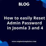 reset admin password in Joomla 3 and 4