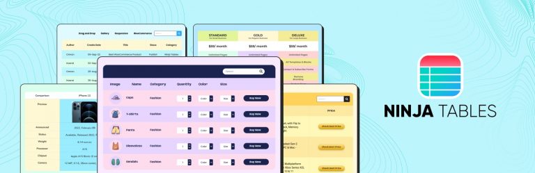 7+ Recommended WordPress Table Plugins - Engine Templates