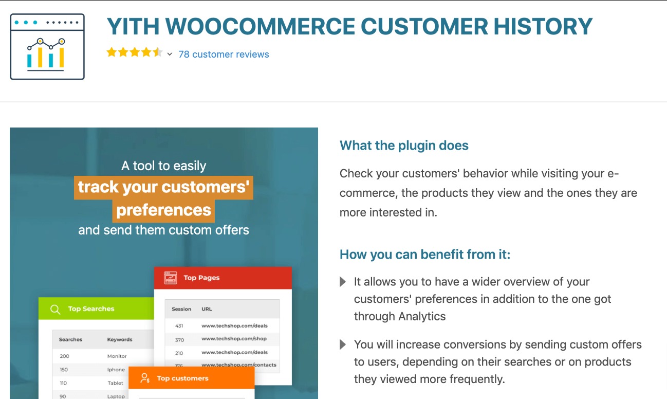 Woocommerce Customer History Plugin 1