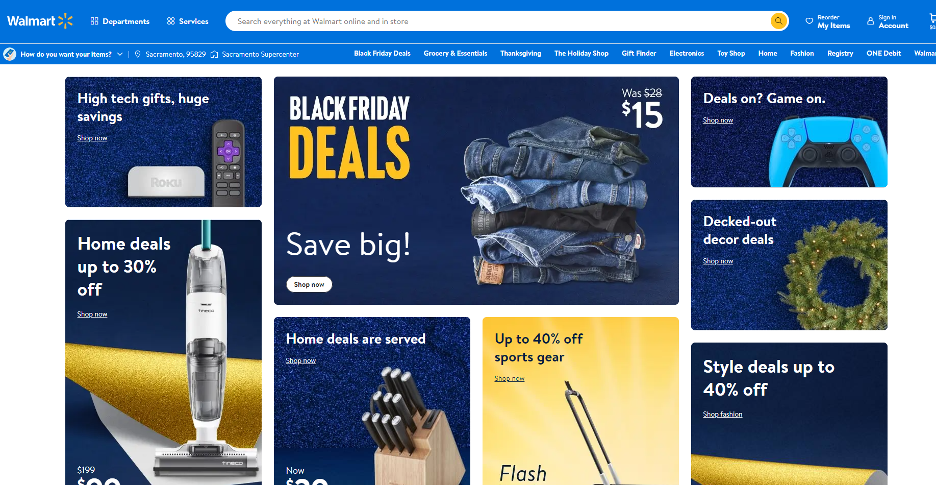 Online Marketplace Website Walmart