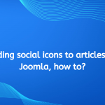 Adding social icons to articles jce Joomla, how to? How do I hide a menu item in Joomla