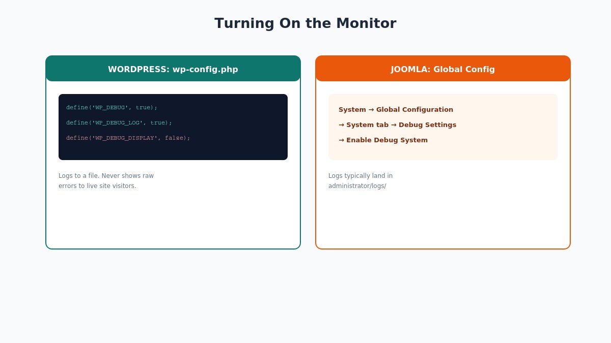 enabling debug logging