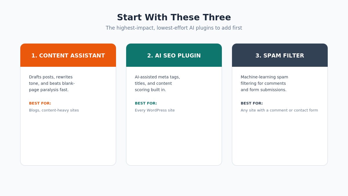 engine three plugins to start with