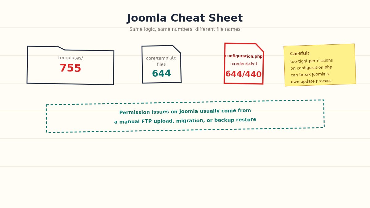 joomla permission standards