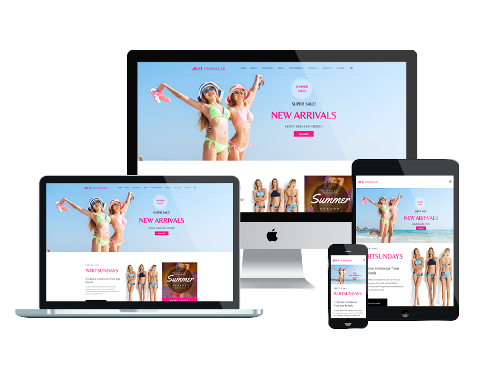 et swimwear free responsive joomla template