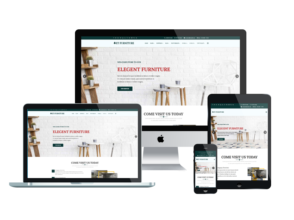 ET Furniture  Free Responsive Furniture Website Templates