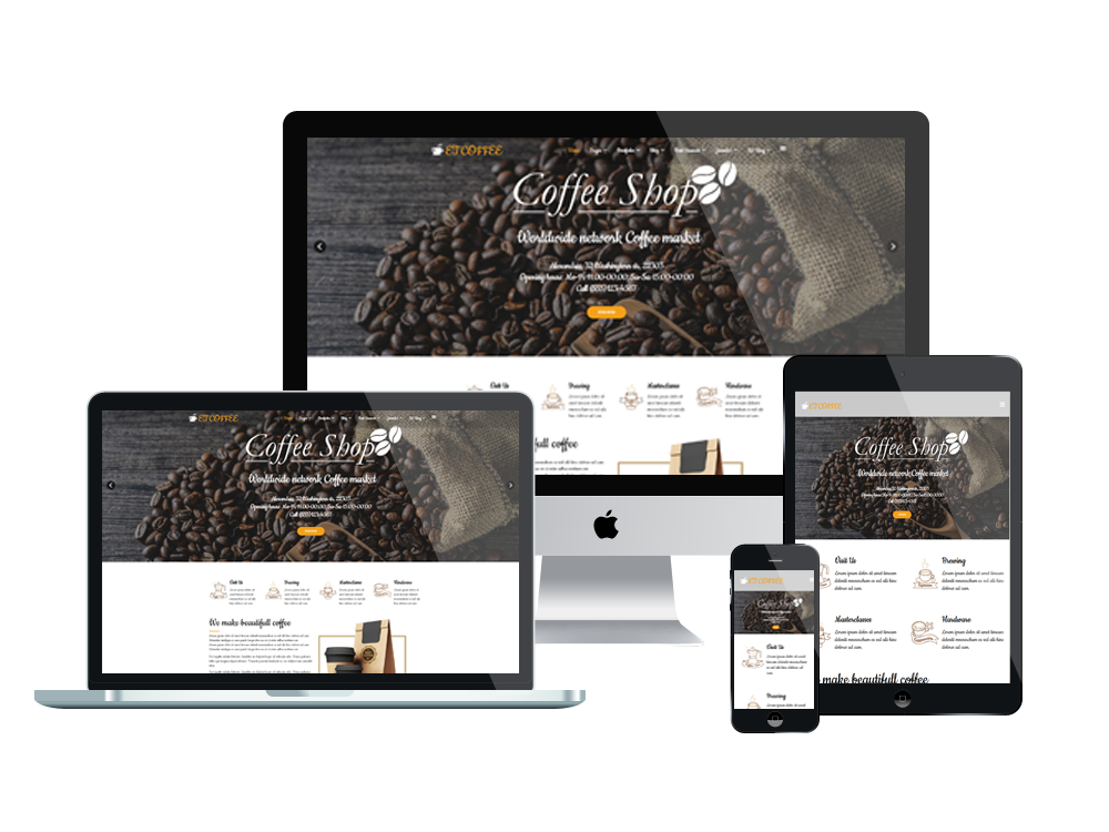 et coffee free responsive joomla template