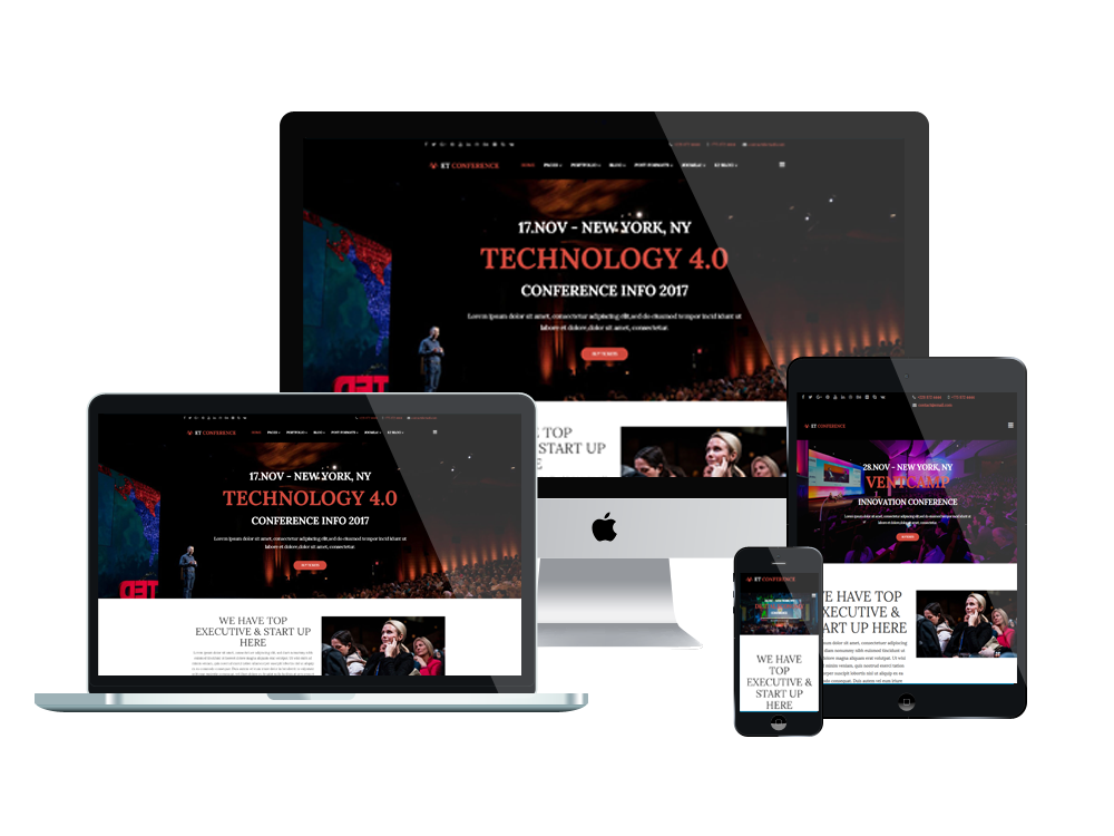 ET Conference Free Responsive Conference Website template