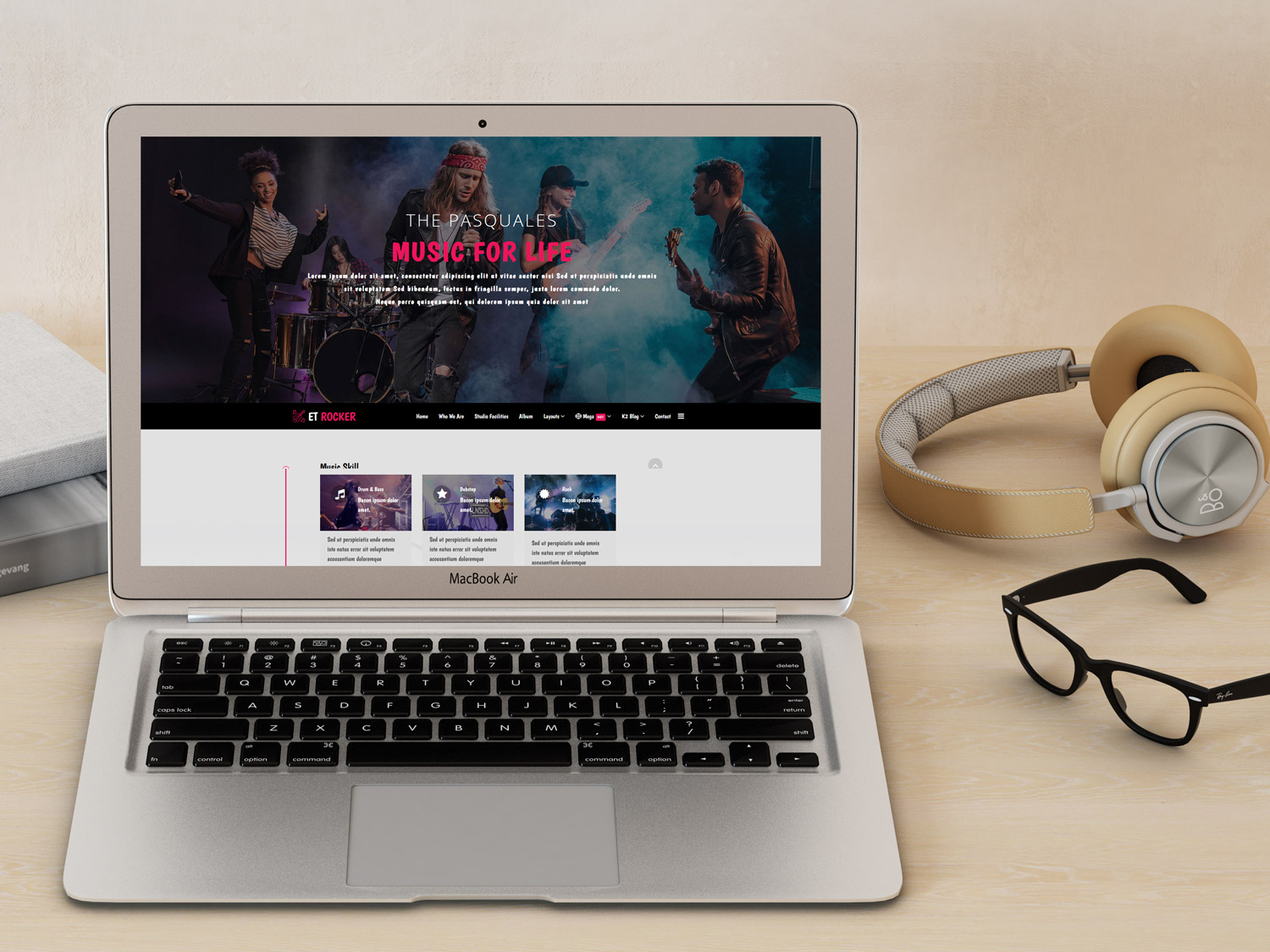 Et Rocker Free Responsive Joomla Template Screenshot