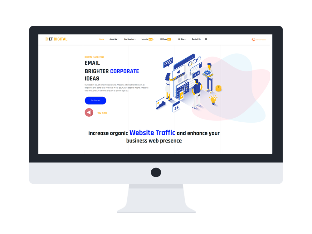 Et-Digital-Free-Responsive-Joomla-Template-Desktop