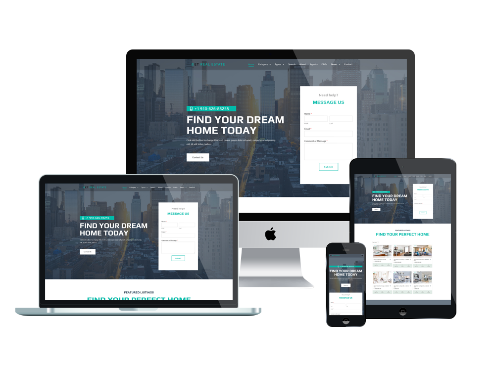 ExpertEstate Real Estate WordPress Theme - TemplateMonster