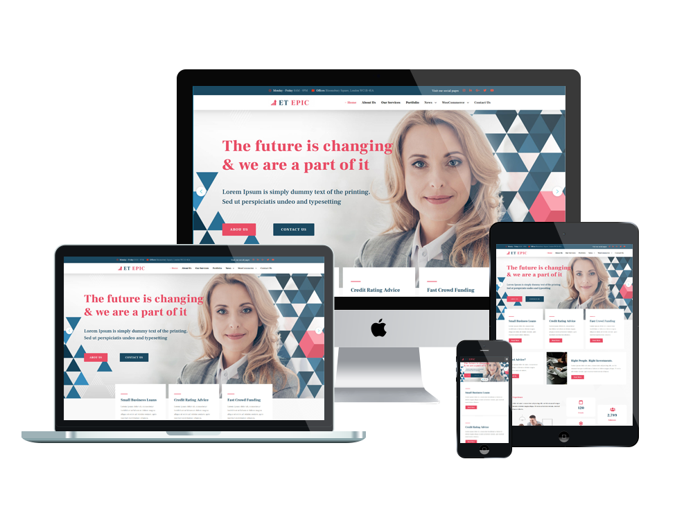 ET Epic – Free Responsive Corporation / Business Joomla! Templates