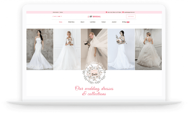 ET Bridal – Free Responsive Wedding Joomla! template