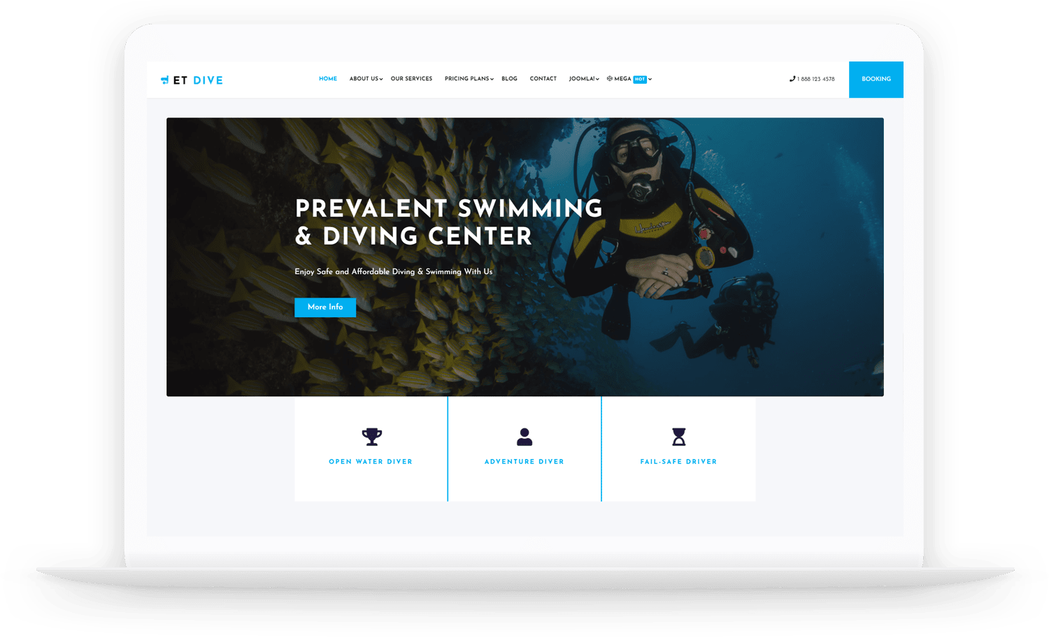 Et-Dive-Responsive-Joomla-Template-Free