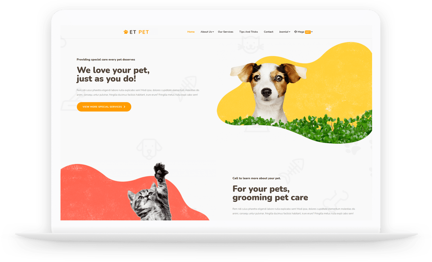 Et-Pet-Responsive-Joomla-Template-Free