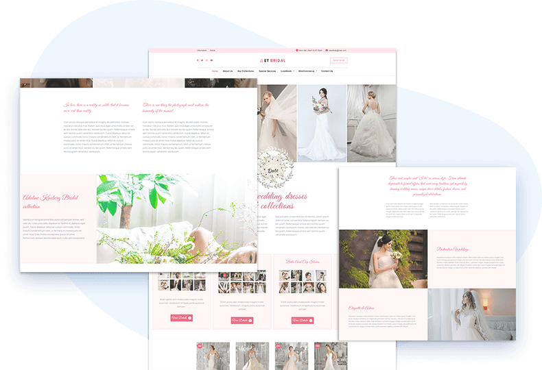 et-bridal-free-wordpress-theme-elementor