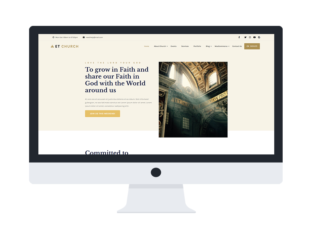 Et-Church-Wordpress-Theme-Free