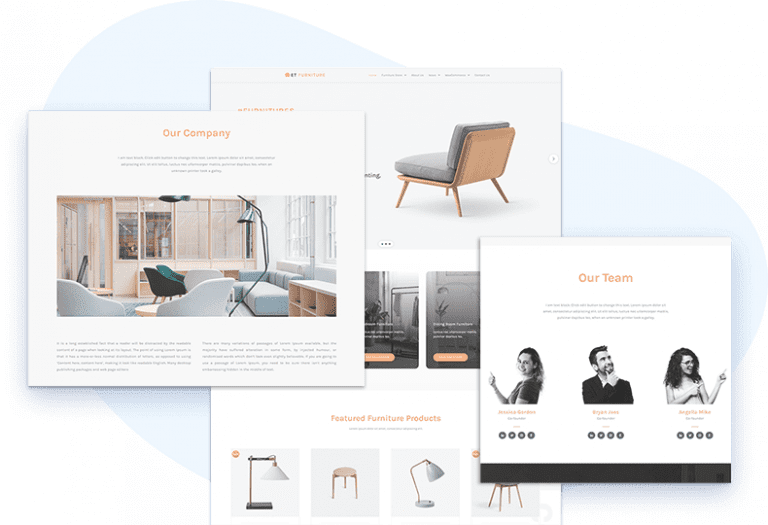 ET Furniture Free Responsive Furniture site Templates