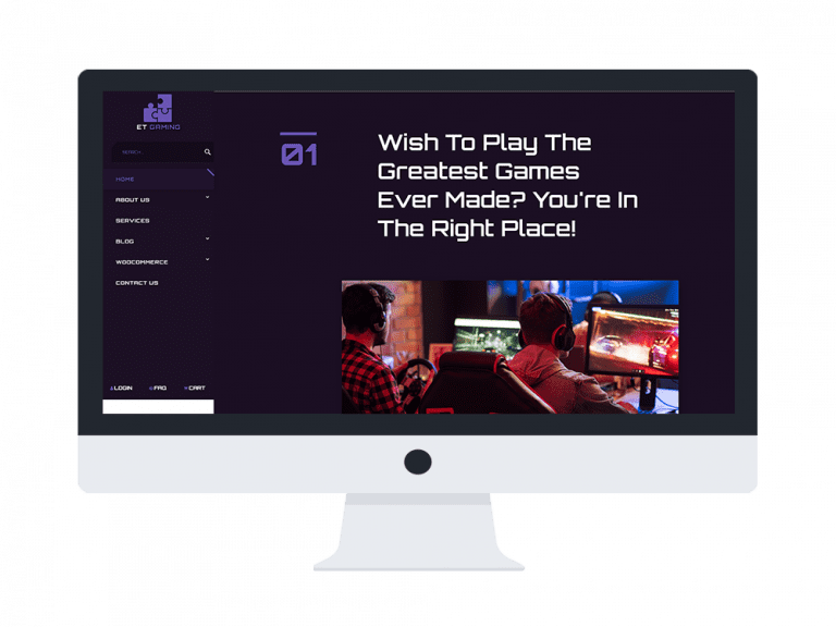 ET Gaming Free Responsive Joomla Gaming Templates Engine Templates