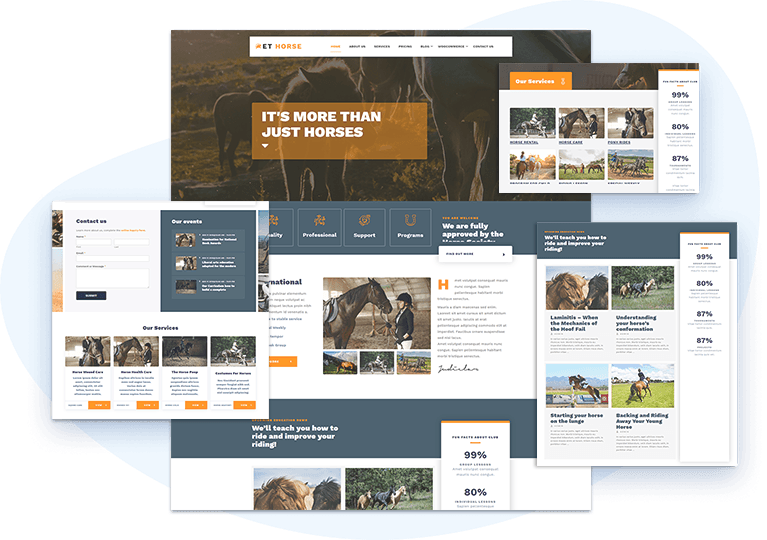 et-horse-free-wordpress-theme