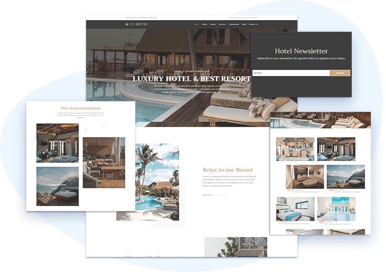 Et Hotel Free Wordpress Theme