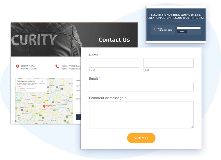 Et-Security-Free-Wordpress-Theme-Contact