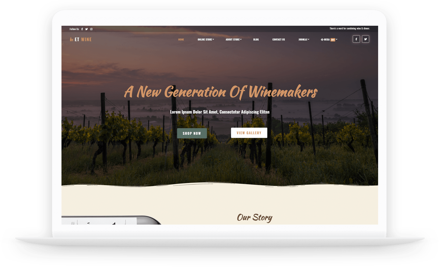 Et-Wine-Best-Free-Joomla-Template