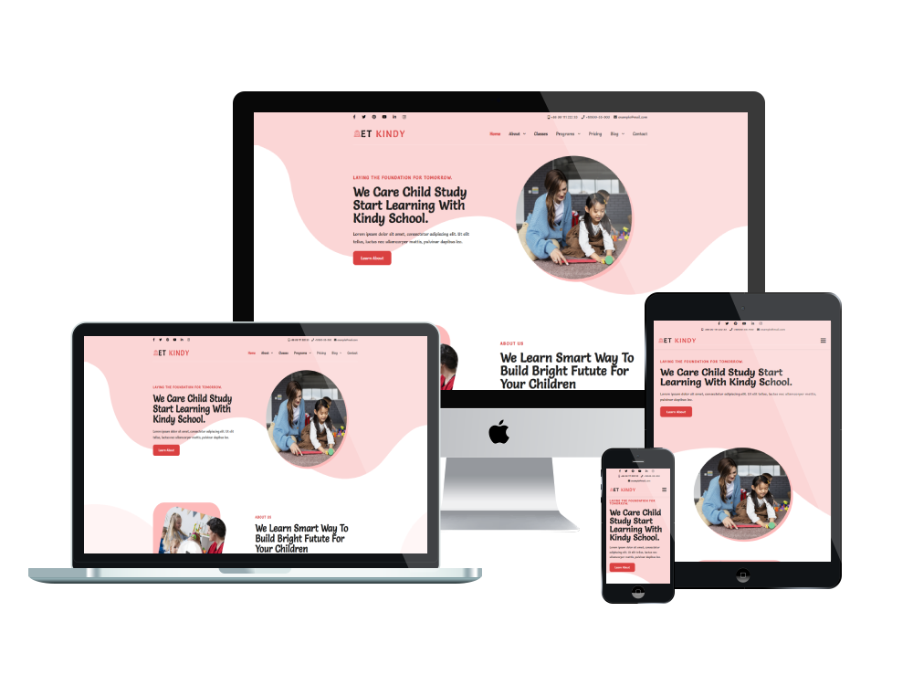 Et Kindy Responsive Mockup