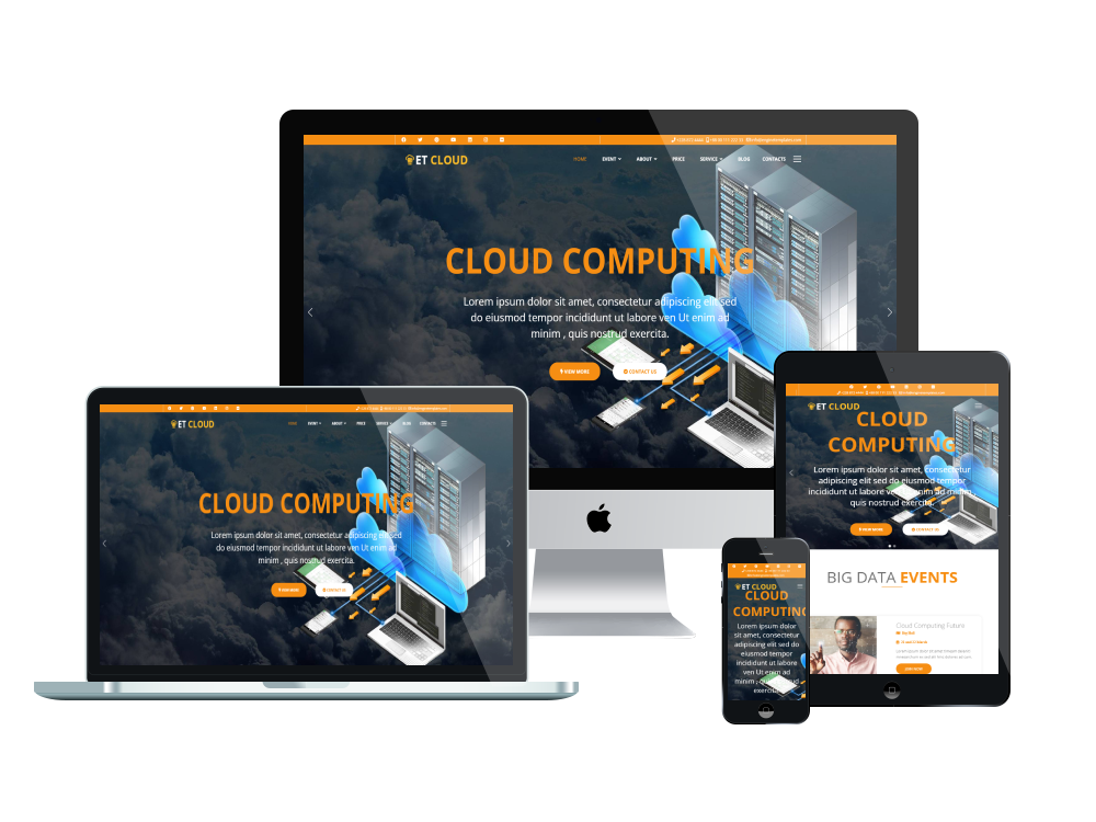 Et Cloud Responsive Mockup